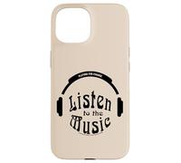 Playing for Change Listen to The Music Logo Noir Coque pour iPhone 15