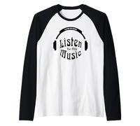 Playing for Change Listen to The Music Logo Noir Manche Raglan