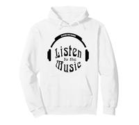 Playing for Change Listen to The Music Logo Noir Sweat à Capuche