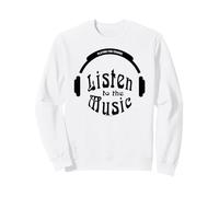 Playing for Change Listen to The Music Logo Noir Sweatshirt