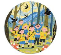 Playing Kids Puzzle 1000 Pièces Educa Jouet En Bois Divertissement Créatif De L'art De La Décoration Dot Painted Color Painting Jeu Éducatif Challenge Toy Pour Adultes Et Enfants À Partir De 12 Ans 10
