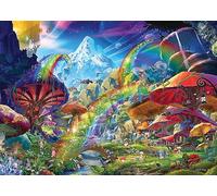 Playjig S's Mushroom Puzzle - Un voyage de 1000 pièces dans un mystérieux village de champignons. Plongez dans un monde fantastique fantastique alors que vous explorez, jouez et découvrez les secrets