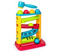 Playkidiz Jouets durables Pound A Ball pour Tout-Petits - Jouets Montessori Marteau de développement précoce, Cadeaux Amusants pour Les Enfants - Jouet éducatif STEM - 1 2 3 Ans