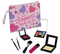 Playkidz Dress Up America Ensemble de Maquillage Makement - 8 Pièces Cosmétique Maquillage kit réaliste à la Recherche Jouets Maquillage pour Les Filles,