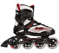Playlife Inline Skates Flyte Black 84, noir/blanc, unisexe pour hommes et femmes, roues 84mm/82A, roulement à billes ABEC 7, art. nr. : 880267