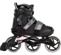 Playlife Inline Skates GT Pink 110, gris/rose, pour femmes, roues 110mm/80A, roulement à billes ABEC 7, art. no. : 880322