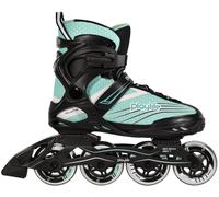 Playlife rollers inline Flyte Teal 84 softboot 82A noir/bleu mt 39