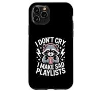 Playlists drôles « Je ne pleure pas, je fais des tristes » Coque pour iPhone 11 Pro