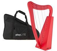 playLITE, Harpe 15 Cordes par Gear4music, Rouge