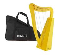 PlayLite Harpe à 15 cordes par Gear4music, jaune