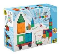 Playmags - 152 - coffret de construction - 50 pièces - voiture incluse