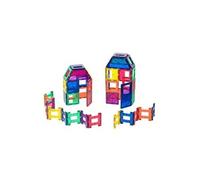 Playmags – Coffret de construction 161 – 48 pièces, aimants plus forts, couleurs vives
