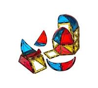 Playmags - 164 - jeu de construction primé playmags - coffret dôme en tuiles de 3 formes différentes - 28 pièces