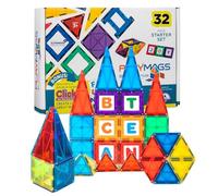 Autres jeux de construction GENERIQUE Playmags - 165 - coffret primé playmags pour enfant avec tuiles de 6 formes différentes - 32 pièces