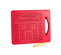 Playmags Planche à Dessin Magna Design Amusant et Tablette de Voyage avec 380 Billes magnétiques intégrées, Stylet Assorti et poignée de Transport Facile ; Éducation Propre et créative et STEM