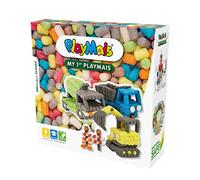 Playmais Basic Mon Premier Set de Construction Chantier pour Filles et garçons à partir de 3 Ans I Set de Bricolage avec 650 pièces, Accessoires et Instructions I Créativité et motricité Fine