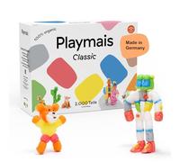 Playmais Classic 2000-2000 pièces - Kit de bricolage - Jouet naturel - Avec éponge, couteau de bricolage - Végétalien, responsable et sans danger pour les enfants et l'environnement - À partir de 3