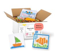 PlayMais EDULINE Kit de Bricolage mosaïque pour Enfants à partir de 3 Ans, Jouet de motricité, avec 12 000 Pages, 50 Pages, modèles pour Le Bricolage et l'apprentissage, favorise la créativité et la