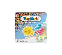 PlayMais MOSAIC Dream Mermaid kit de loisirs créatifs pour filles et garçons à partir de 5 ans I plus de 2300 PlayMais & 6 modèles de mosaïques avec de jolies sirènes I stimule la créativité