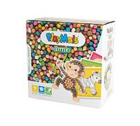 PlayMais MOSAIC Little Zoo kit de loisirs créatifs pour fille et garçon de 3 ans + I plus de 2300 PlayMais & 6 modèles de mosaïque avec des animaux du zoo I stimule la créativité et la motricité