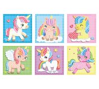 PlayMais MOSAIC Dream Unicorn kit de loisirs créatifs pour filles et garçons à partir de 3 ans I plus de 2300 PlayMais & 6 modèles de mosaïque avec des licornes I stimule la créativité et la motricité
