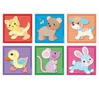 PlayMais Kit MOSAIC Little Friends – plus de 2300 PlayMais, 6 modèles, dès 3 ans