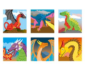 PLAYMAIS Petit Mosaïque, aux motifs colorés.