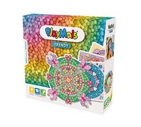 PlayMais TRENDY MOSAIC MANDALA kit de bricolage créatif pour les filles à partir de 6 ans I plus de 3000 PlayMais & 6 modèles de mosaïque avec mandalas I stimule la créativité et la motricité