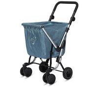 Playmarket We Go Basic Poussette de marché, 97 cm, 50 liters, Bleu (Mist)