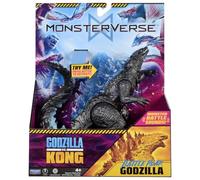 Playmates MonsterVerse Godzilla vs. Kong Battle Roar Godzilla Figurine | Sons - Éléments mobiles - Figurine de 18 cm - Pour enfants à partir de 4 ans - Piles incluses