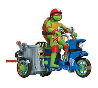 Véhicule Mutant Mayhem Tortues Ninja et Raphael 11,5 cm Idée cadeau articulée