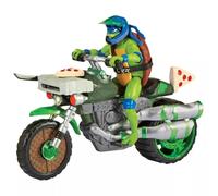 Playmates – Jouet TMNT Mutant Mayhem Ninja Kick Cycle avec figurine Leonardo