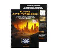 PLAYMATS Future_kw Livre effaçable à sec A3 pour jeux RPG