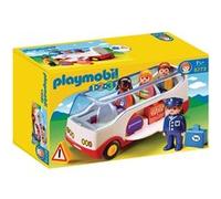Playmobil Autocar de voyage 1.2.3 6773 – Jaune – Mixte – Dès 18 mois