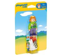 PLAYMOBIL 1.2.3. - 6975 - Soigneur avec Chat - Mixte - A partir de 18 mois