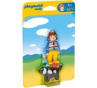 PLAYMOBIL 1.2.3 6977 Femme avec chien G