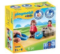 Playmobil 1.2.3 70406 Mon chien qui glisse Bleu G