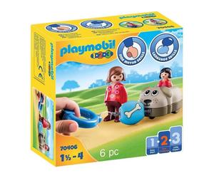 PLAYMOBIL 1.2.3 - 70406 - Wagon chien