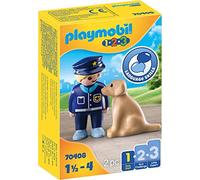 Playmobil 1.2.3 70408 Policier avec Chien 1.2.3 1.2.3-18-36 Mois Ses Premiers