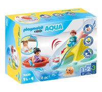 PLAYMOBIL 1.2.3. 70635 Île de bain avec toboggan aquatique
