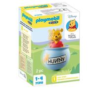 PLAYMOBIL 1.2.3 71318 Winnie l'ourson et culbuto pot de miel, Disney, Pour les tout-petits 18-36 mois