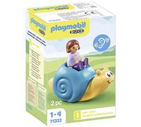 Playmobil Jouet 1.2.3 71322 – Enfant avec escargot à bascule – 18–36 mois