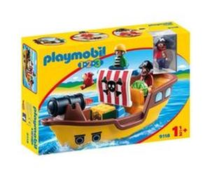 Playmobil 1.2.3 9118 Bâteau de pirates G