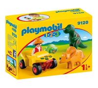 Playmobil 1.2.3 9120 Explorateur et dinosaures multicolore