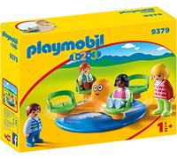 Playmobil 1 2 3-9379 - Enfants et manège Coloré