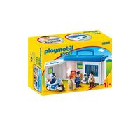 Playmobil 1.2.3 Commissariat De Police Transportable