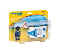 Playmobil 1 2 3-9384 - Voiture de Police Coloré