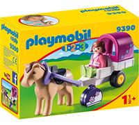 Playmobil 1 2 3-9390 - Carriole avec Cheval