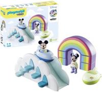 Playmobil 71319 1.2.3 & Disney: Maison des Nuages de Mickey et Minnie - avec Deux Personnages et Une Maison - Mes Premiers Apprendre en s'amusant - pour Les Tout-Petits 18-36 Mois
