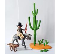PLAYMOBIL 1003 - Shérif avec cheval, chien, serpent et accessoires (emballage en feuille)